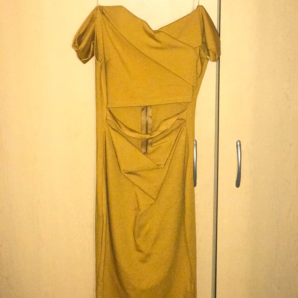 Windsor dress yellow from buffalo galleria mall